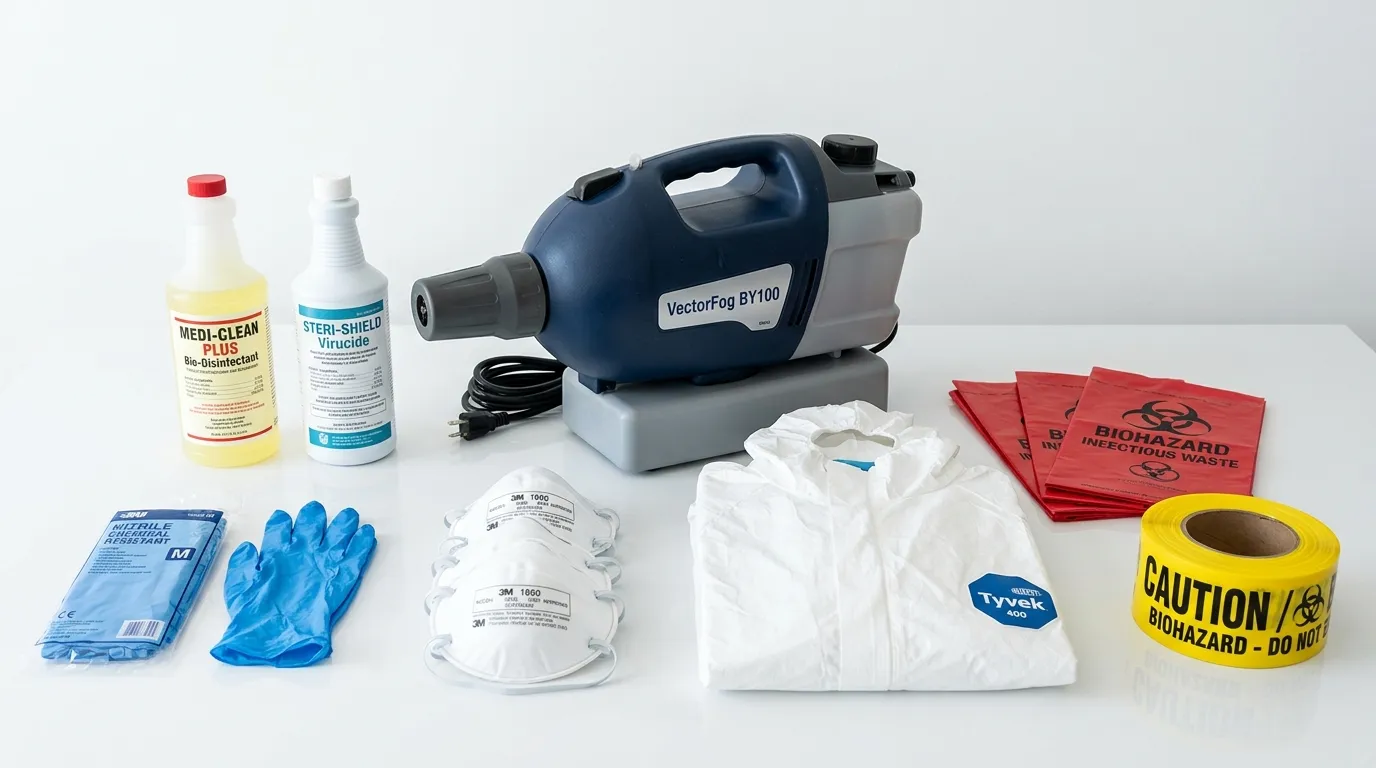 Professional biohazard remediation crew working in Staten Island