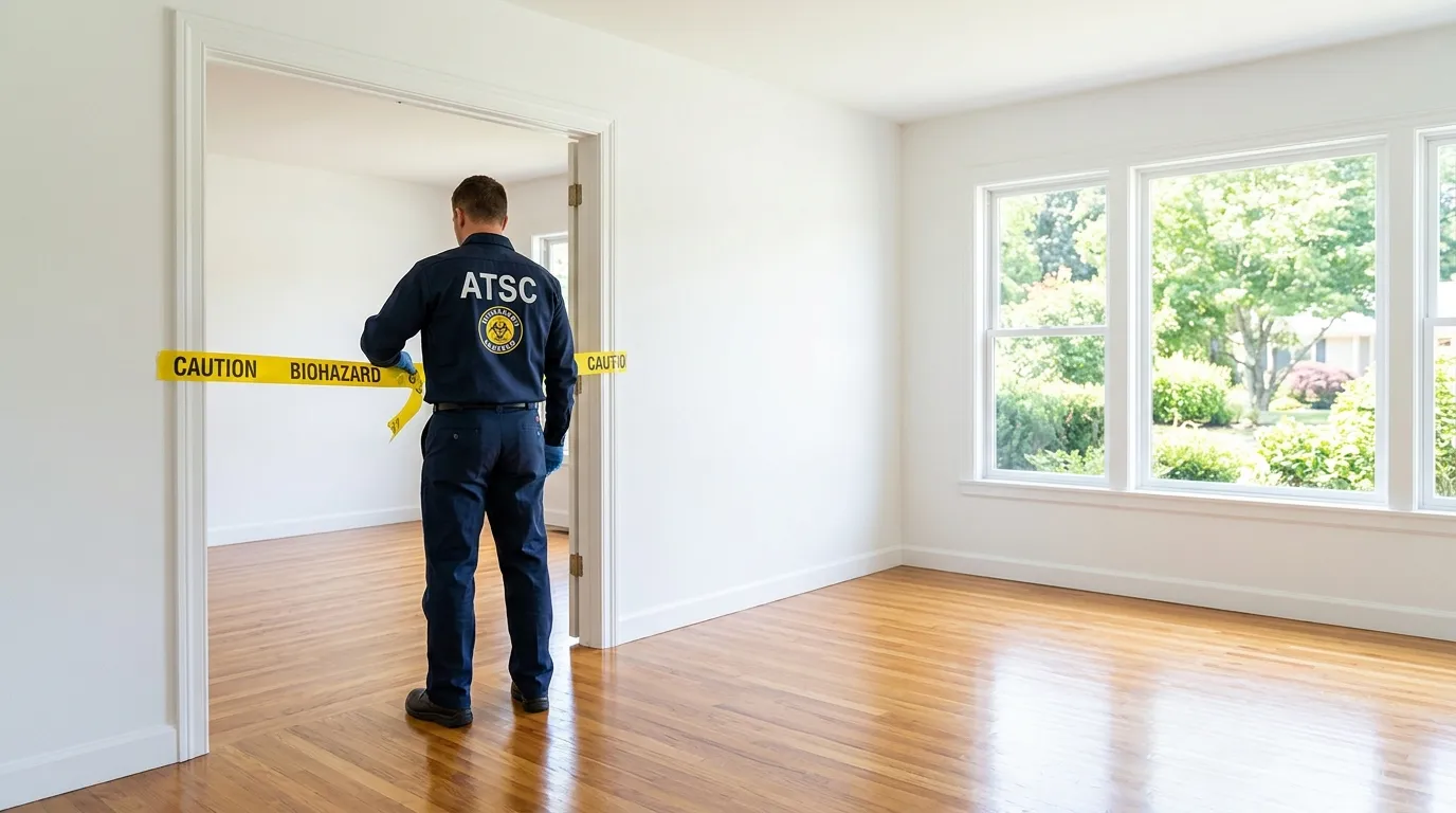 Certified biohazard cleanup crew performing Decomposition Cleanup in Staten Island